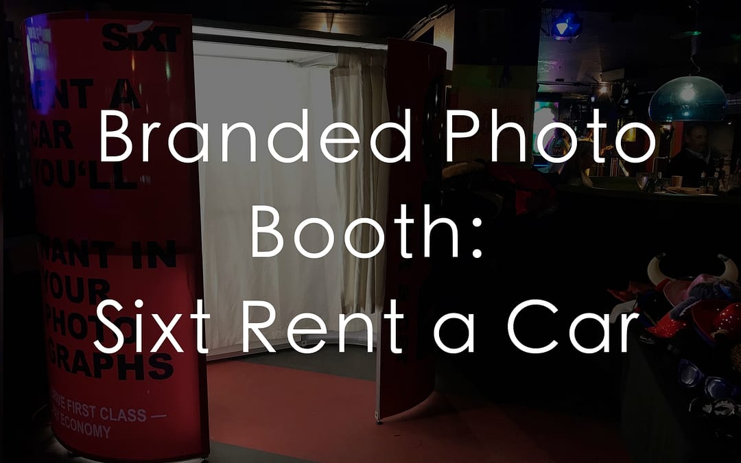 Branded Photo Booth For Sixt Rent a Car