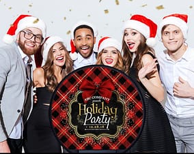 Christmas party photo booth hire
