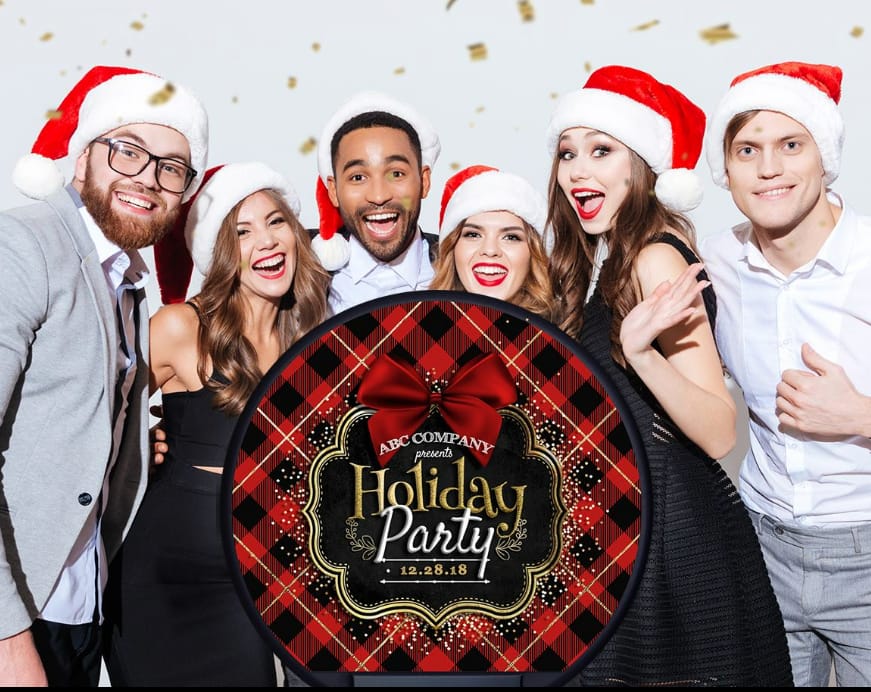 Christmas party photo booth hire
